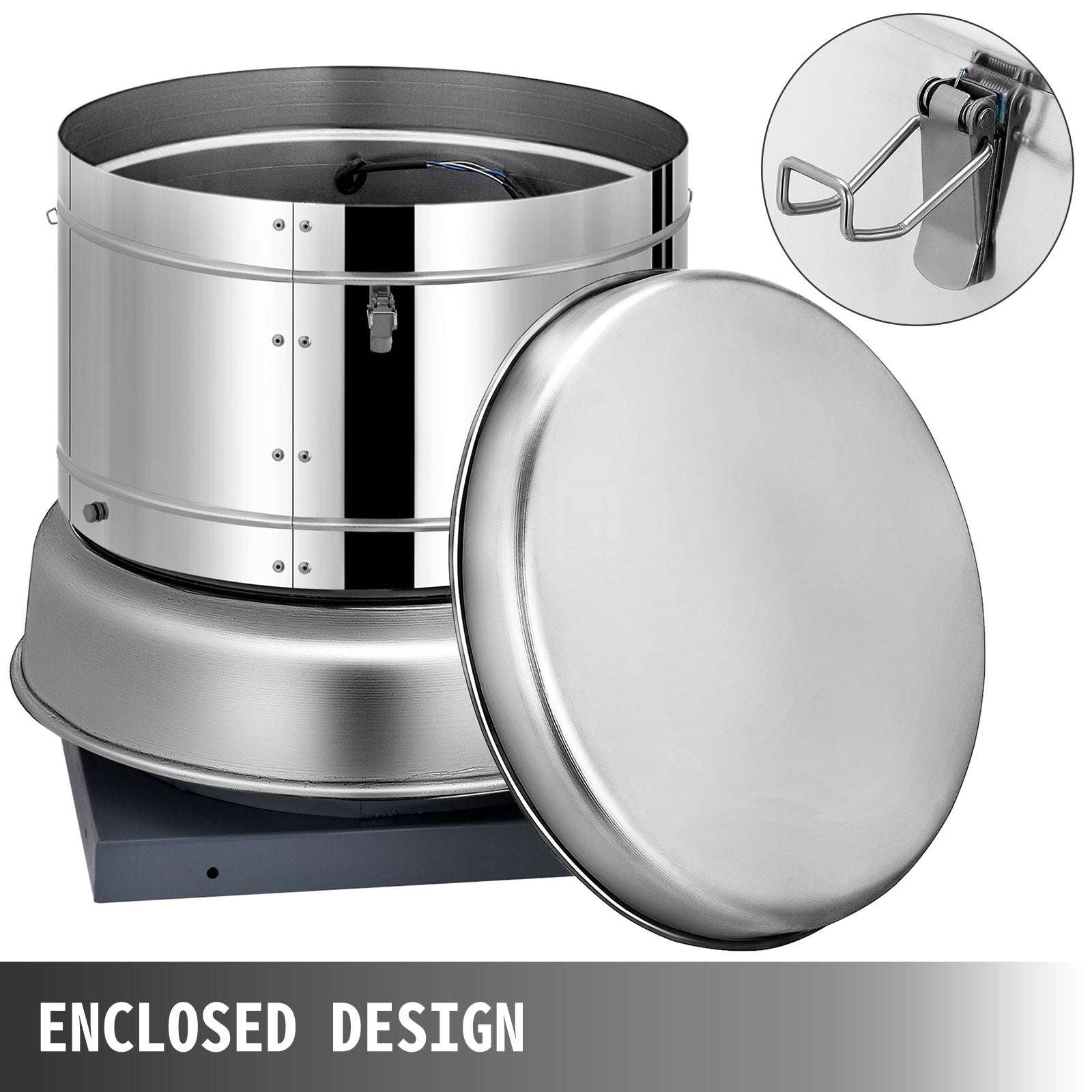 Roof Upblast Exhaust Fan 1400/2400 CFM 250W Restaurant Ventilation-2400cfm / United States