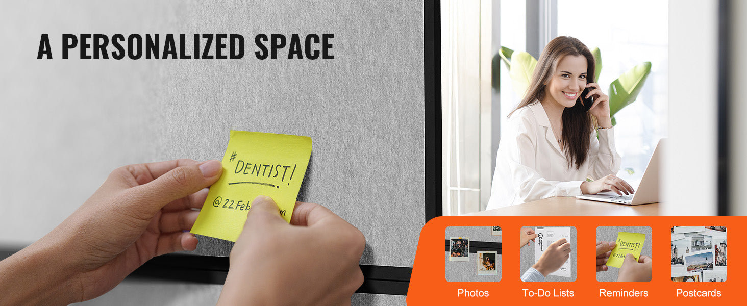 SucceBuy Office Divider 2 Panel Office Partition Freestanding Office Divider Wall Partition & Privacy Divider Reduce loud Noise