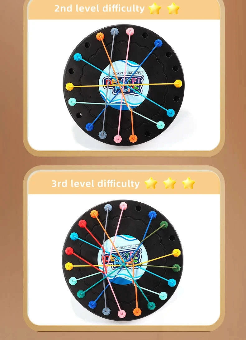 Rope Puzzle Game Challenge Knots & Logic-20CM