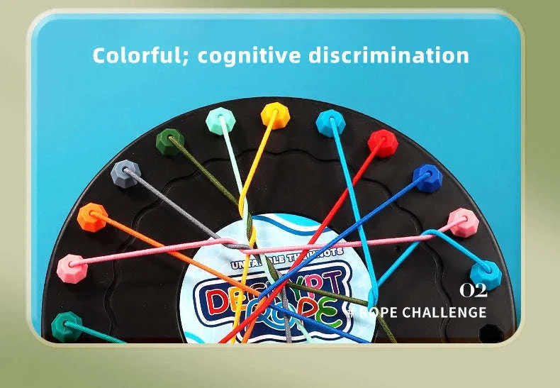Rope Puzzle Game Challenge Knots & Logic-20CM