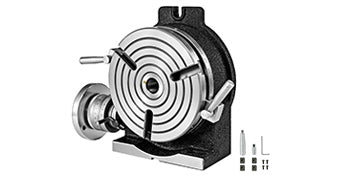 8" 200mm Fräsdrehplatte Horizontal Vertikal MT3 360° Präzision