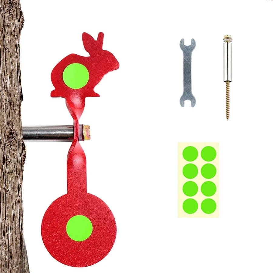 Rotating Stainless Steel Shooting Target for Slingshot & Air Gun-Bird target