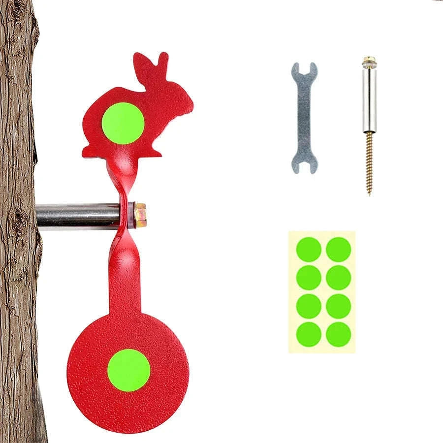 Rotating Stainless Steel Shooting Target for Slingshot & Air Gun-Bird target