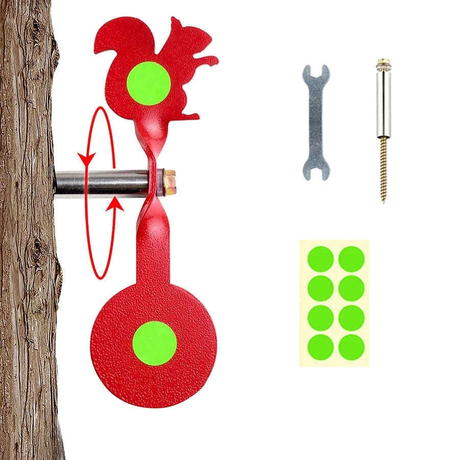 Rotating Stainless Steel Shooting Target for Slingshot & Air Gun-Bird target