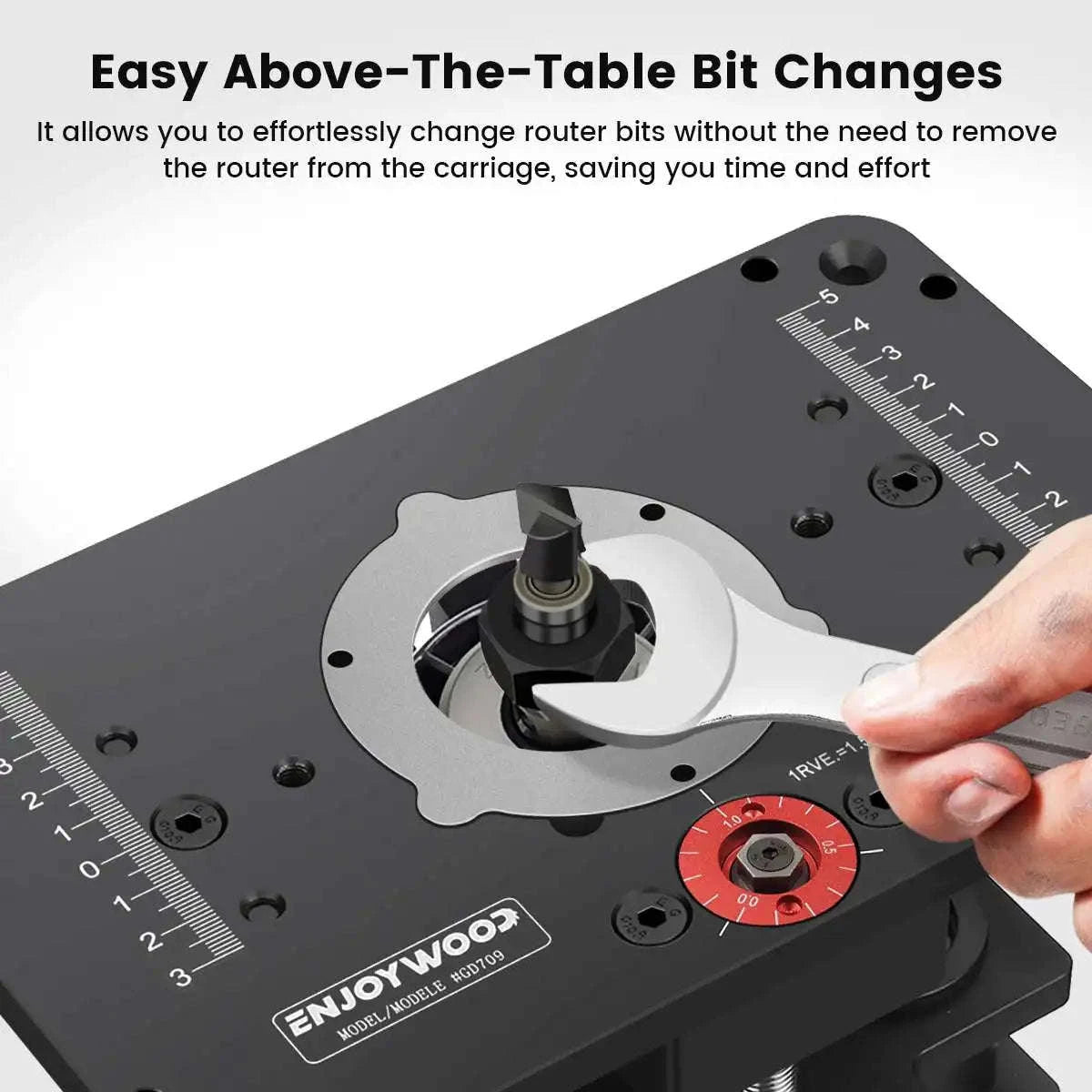 Router Lift for 65mm/69mm Wood Router Table Setup with Plate-gd709a-65 / Germany