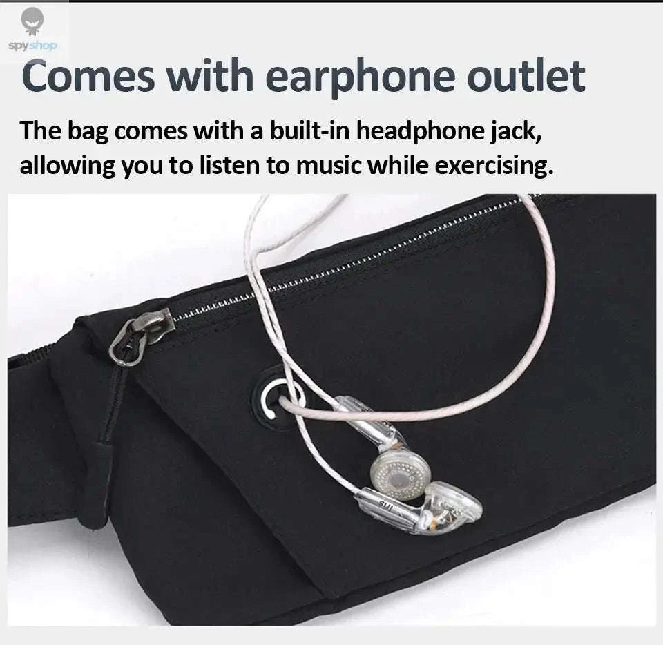 Running Waist Bag Sports Belt Pouch Mobile Phone Bag-Orange