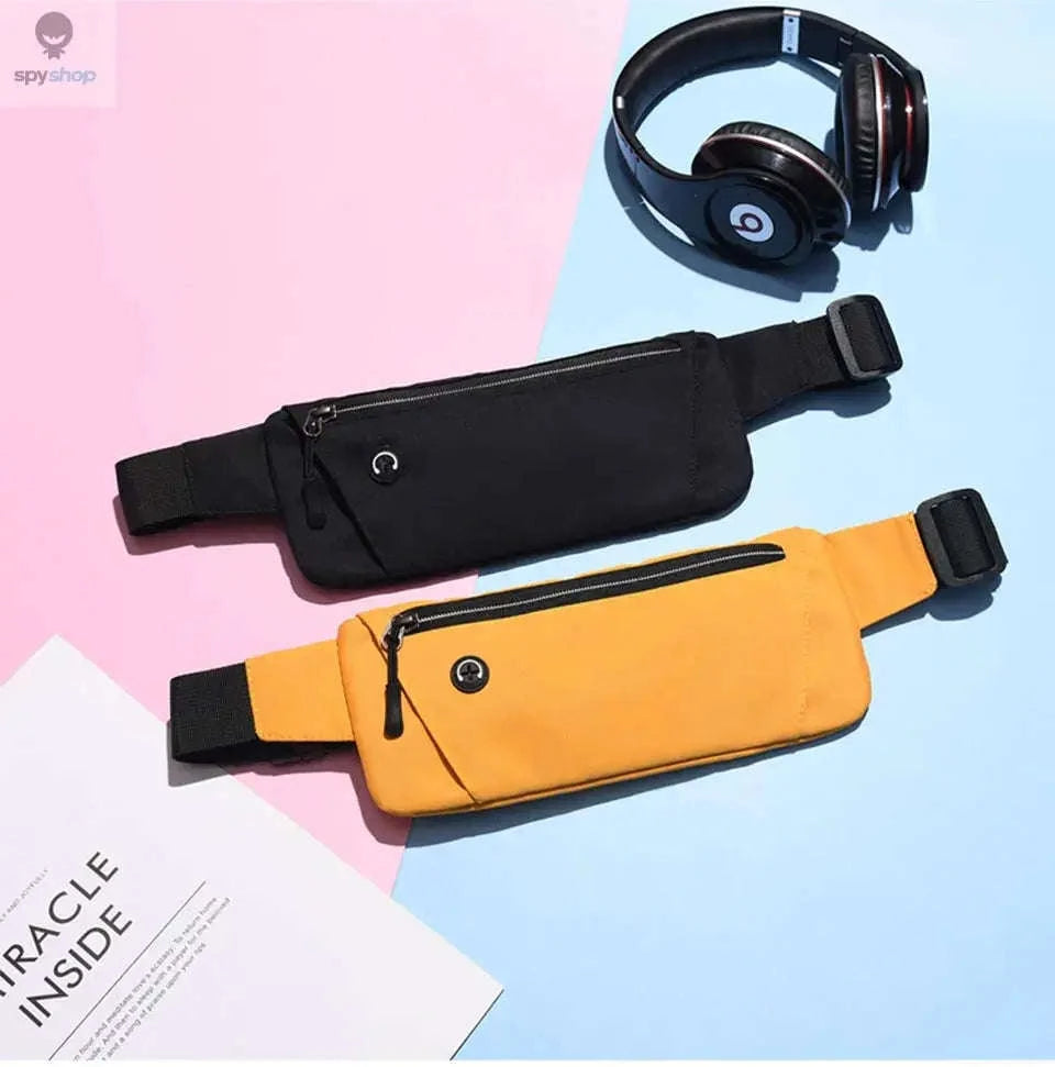 Running Waist Bag Sports Belt Pouch Mobile Phone Bag-Orange