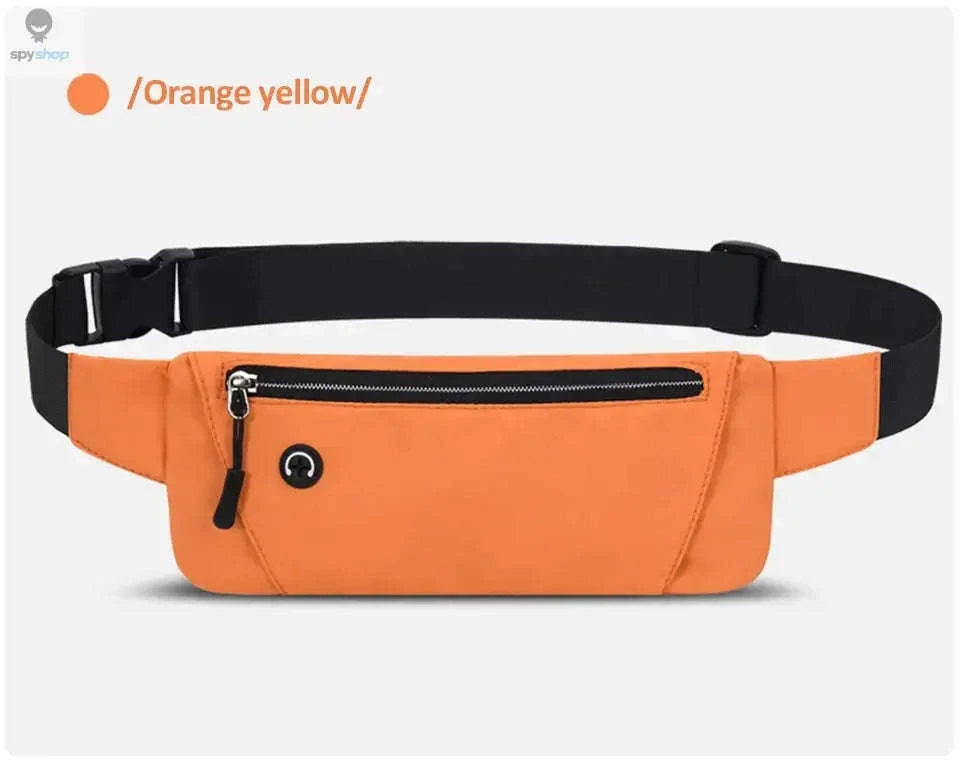 Running Waist Bag Sports Belt Pouch Mobile Phone Bag-Orange