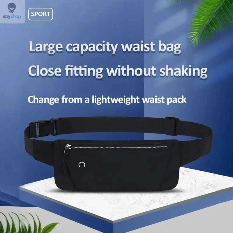 Running Waist Bag Sports Belt Pouch Mobile Phone Bag-Orange