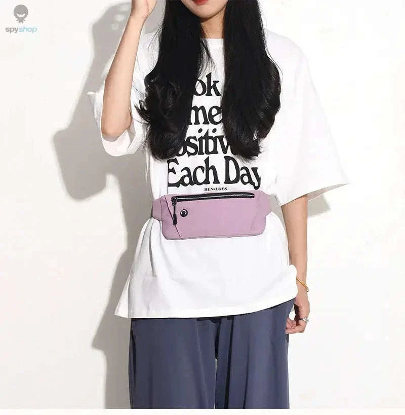 Running Waist Bag Sports Belt Pouch Mobile Phone Bag-Orange