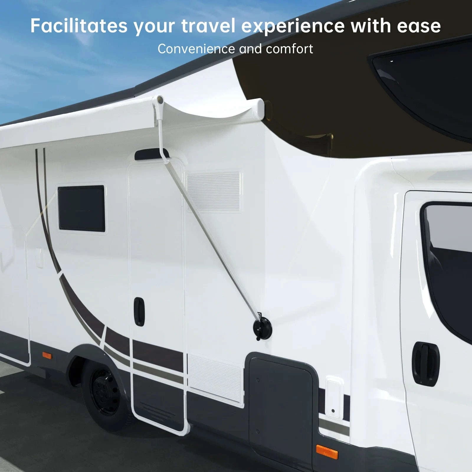 RV Awning Suction Foot Holder Bracket for Thule Fiamma Dometic-Default Title