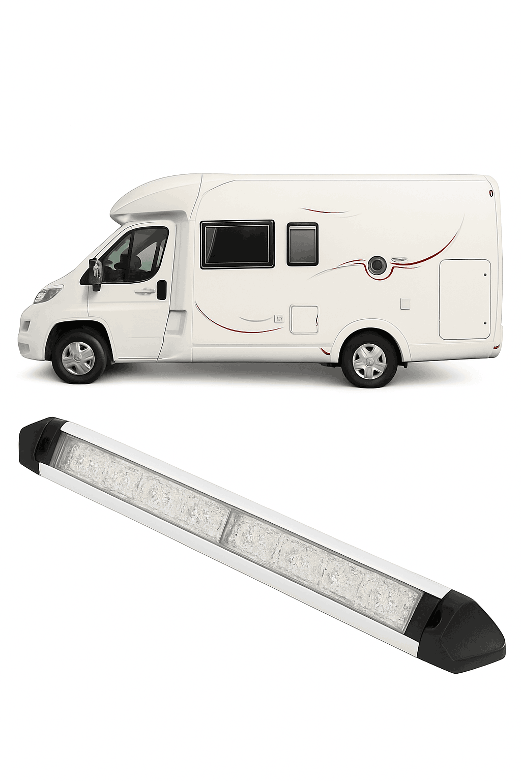 RV Camper LED Awning Light 12 LED Waterproof Outdoor Light Bar-12 LED