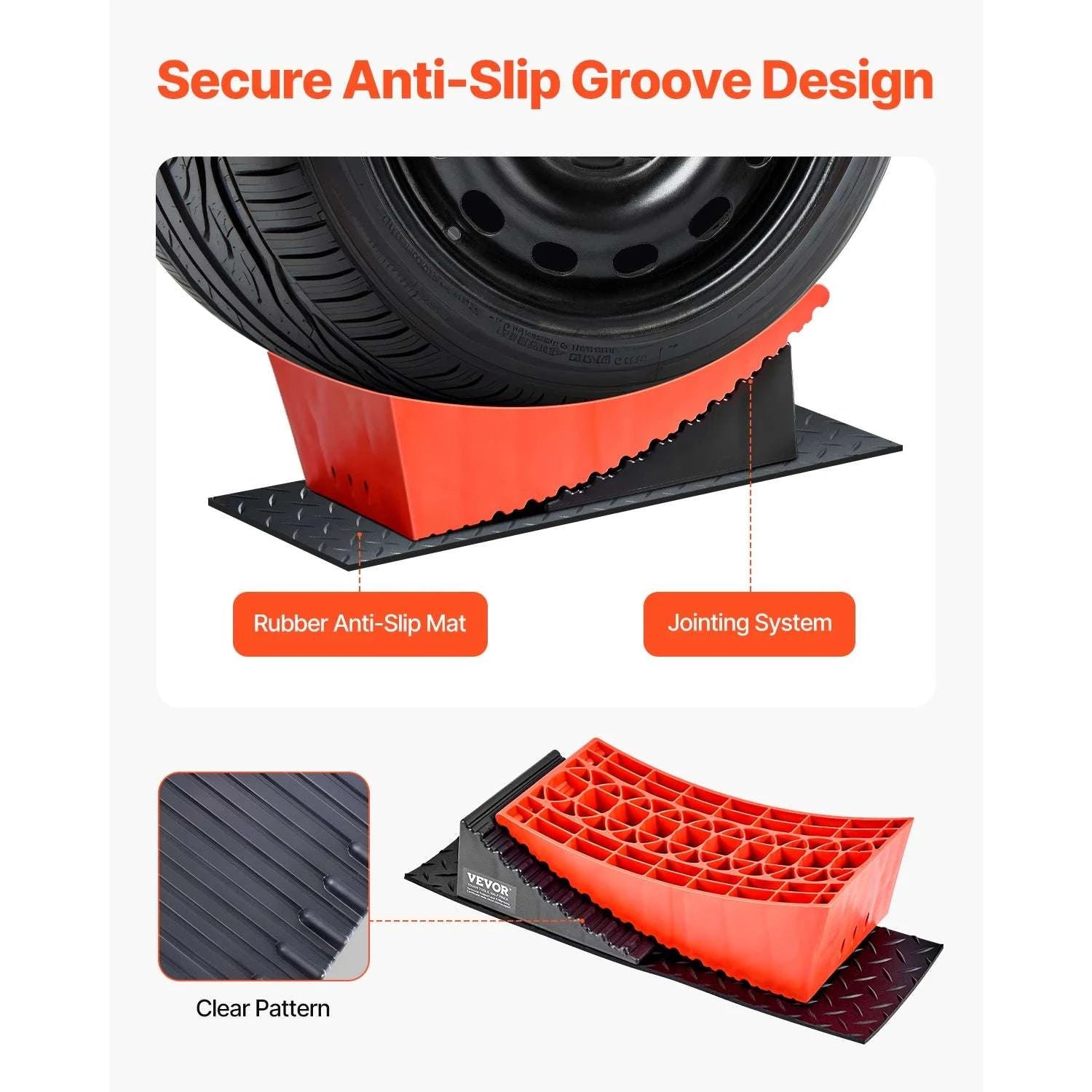 RV Camper Levelers Kit with Anti-Slip Mats, Bag & Level Tool-United States