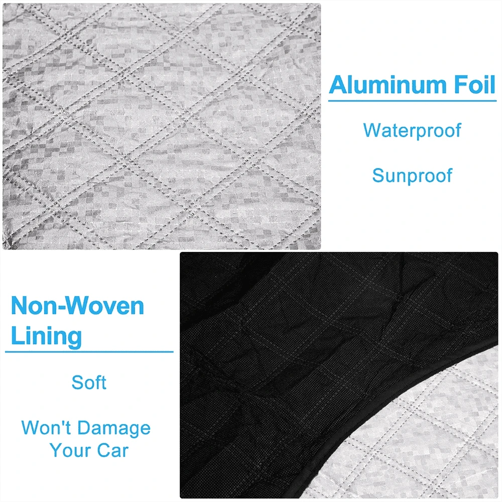 RV Front Window Sunshade Motorhome Thermal Windscreen Screen Cover For Fiat Ducato Peugeot Boxer Citroen Relay Windshield Cover-1pc