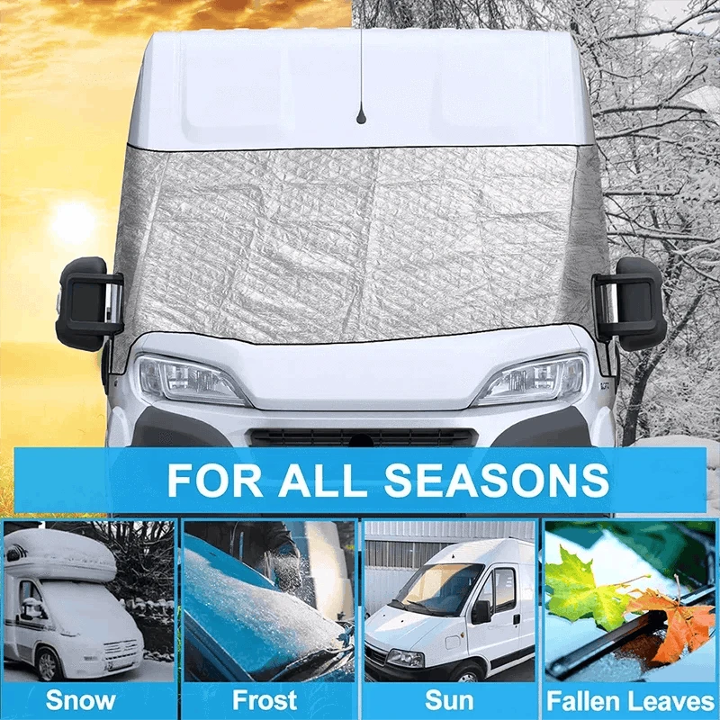 RV Front Window Sunshade Thermal Windscreen Cover-1pc