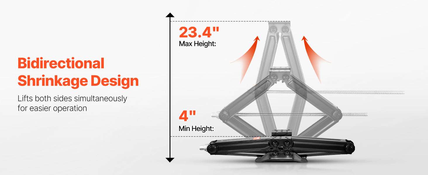 RV Scissor Jacks Set of 4 Heavy Duty Stabilizer with Level-6500lbs / CZECH REPUBLIC