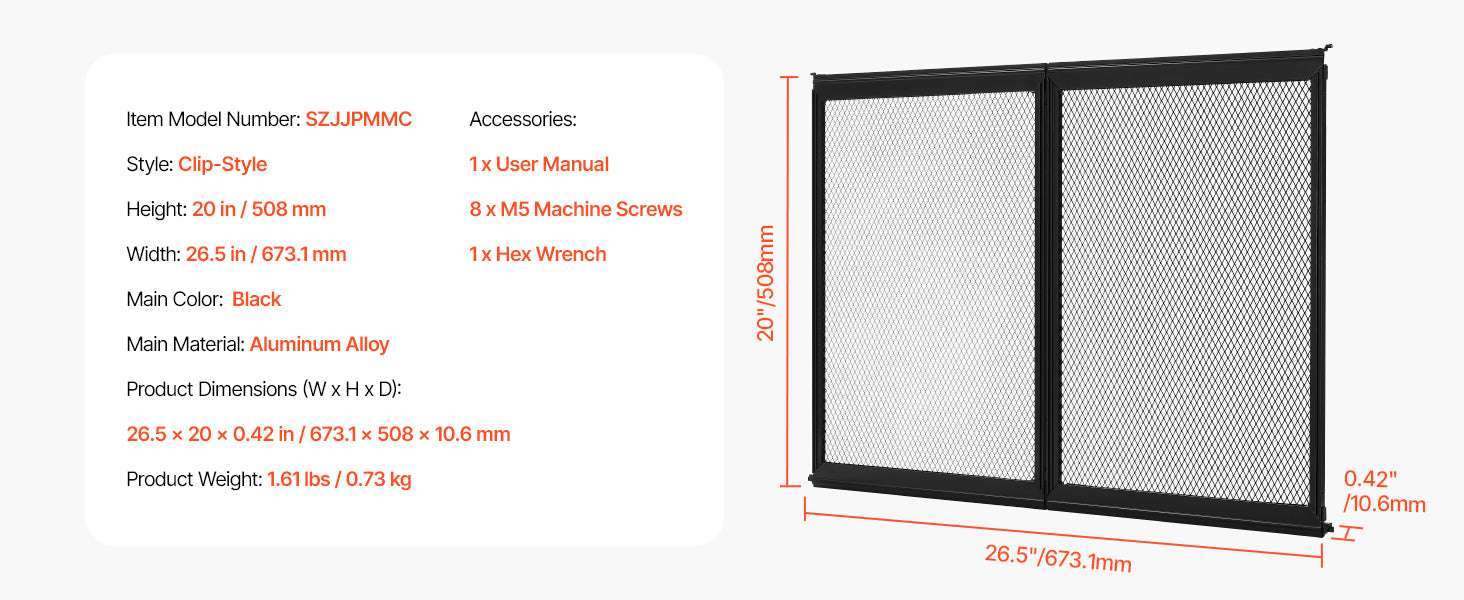 RV Screen Door Protector with Reinforced Mesh for Pets-W26.5in H20in / france