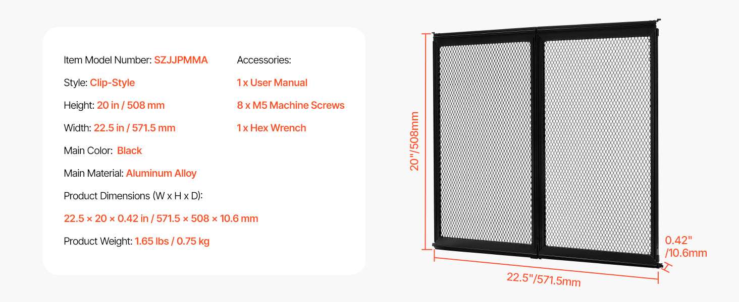 RV Screen Door Protector with Reinforced Mesh for Pets-W26.5in H20in / france