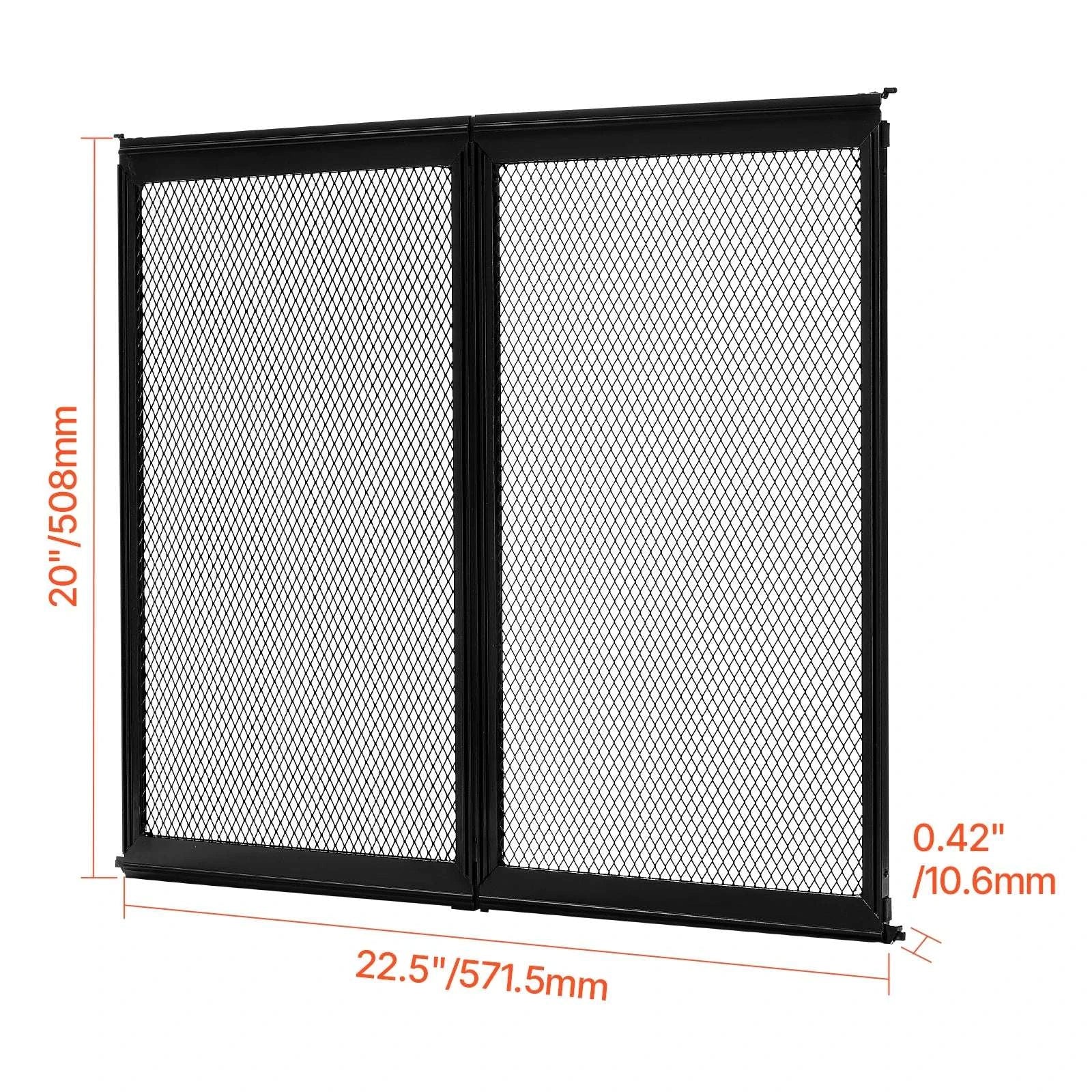 RV Screen Door Protector with Reinforced Mesh for Pets-W26.5in H20in / france