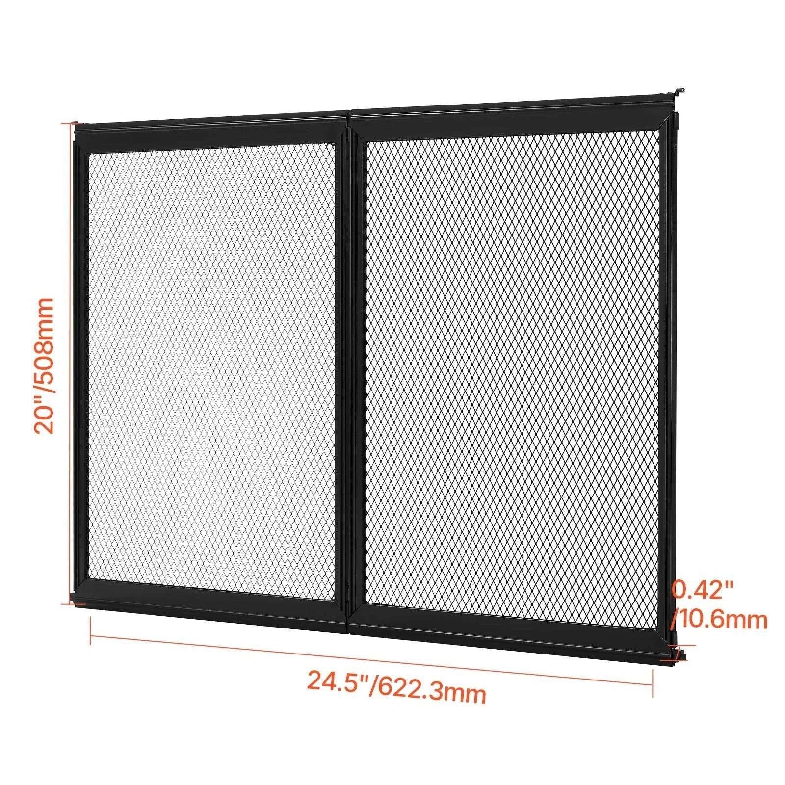 RV Screen Door Protector with Reinforced Mesh for Pets-W26.5in H20in / france
