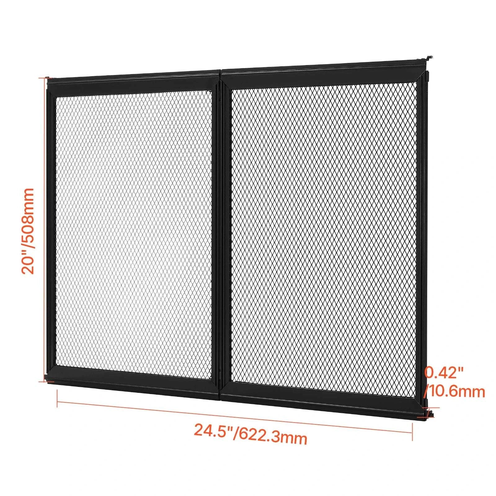 RV Screen Door Protector with Reinforced Mesh for Pets-W26.5in H20in / france