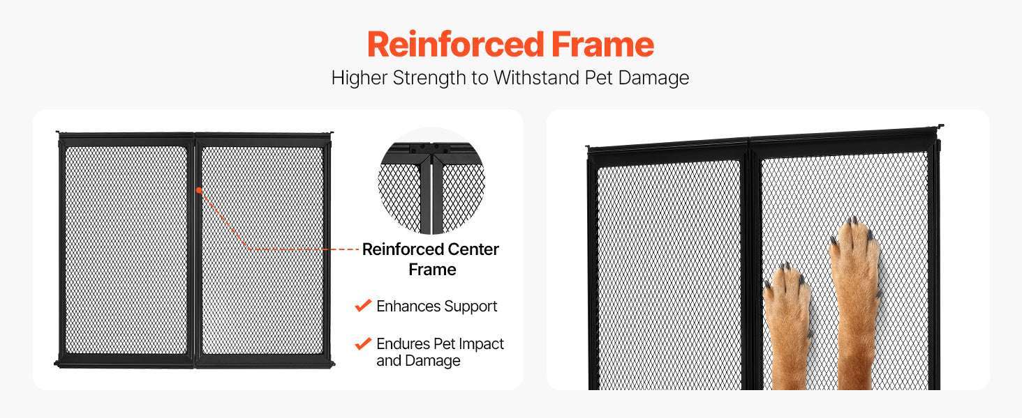 RV Screen Door Protector with Reinforced Mesh for Pets-W26.5in H20in / france