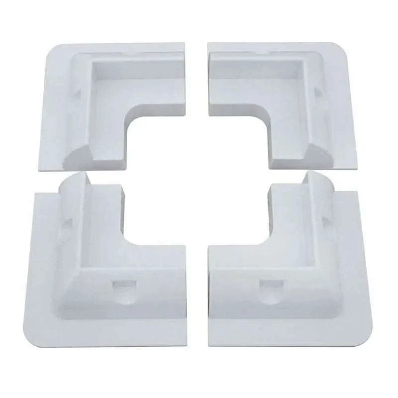 RV Solar Mounting Bracket Drill-Free Corner Kit-Black Corner Bracket