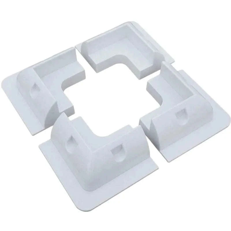 RV Solar Mounting Bracket Drill-Free Corner Kit-Black Corner Bracket