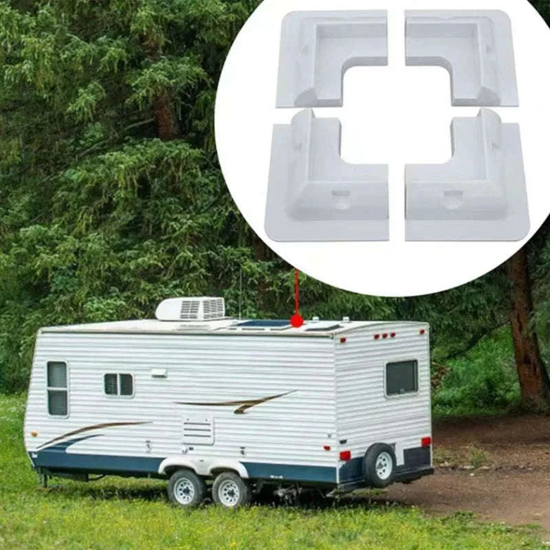 RV Solar Mounting Bracket Drill-Free Corner Kit-Black Corner Bracket