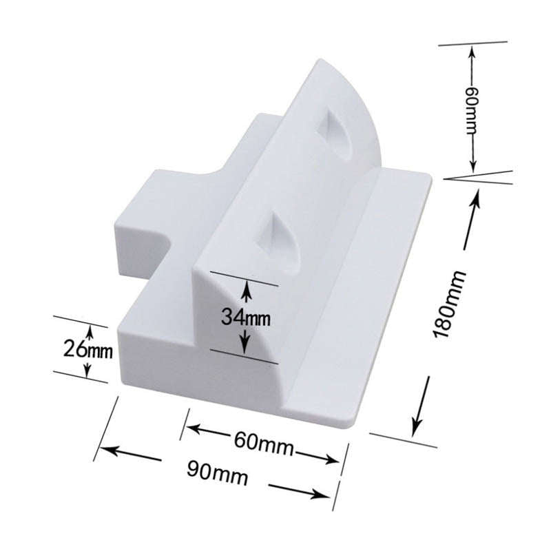 RV Solar Mounting Bracket Drill-Free Corner Kit-Black Corner Bracket