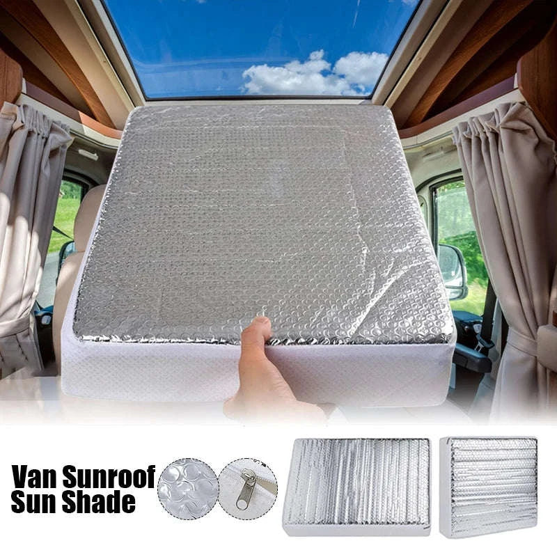 RV Sunroof Sunshade Reflective Vent Insulator-56X36X7CM / China Mainland