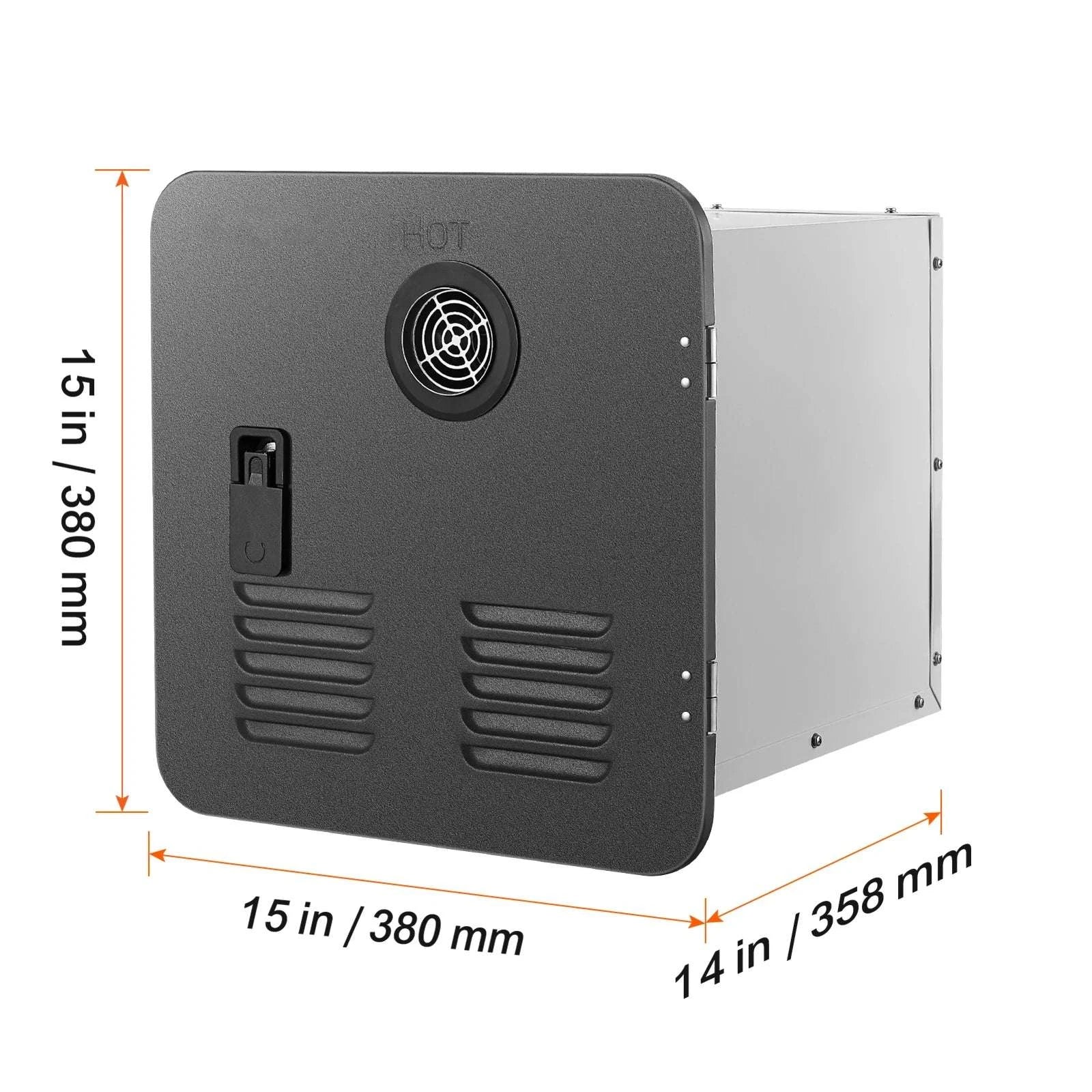 RV Tankless Water Heater 42,000 BTU Instant Hot Water 15x15-White 65000BTU / United States