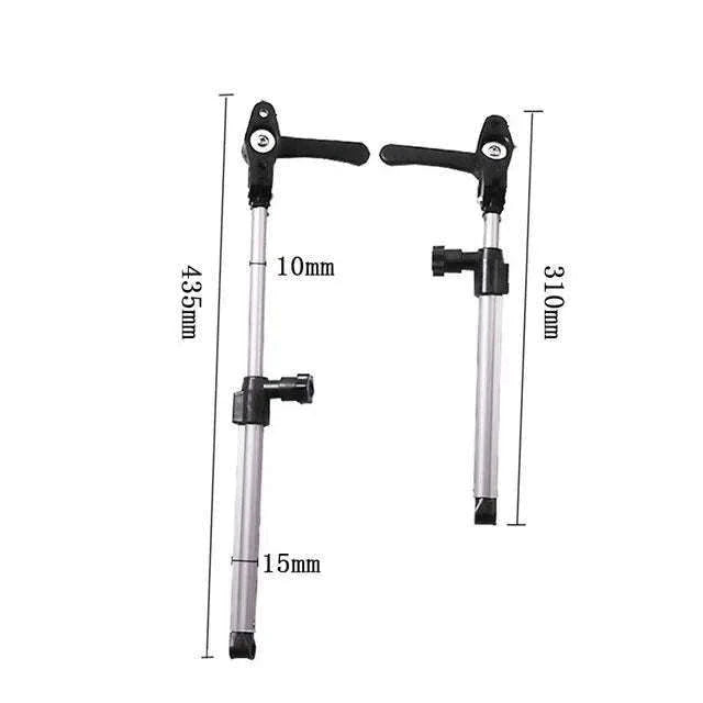RV Window Support Rod Aluminum Alloy Telescopic 1 Pair-310mm