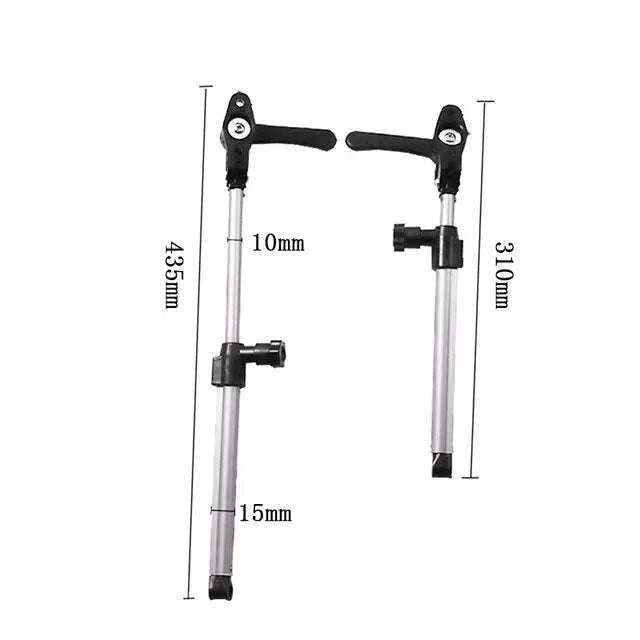 RV Window Support Rod Aluminum Alloy Telescopic 1 Pair-310mm