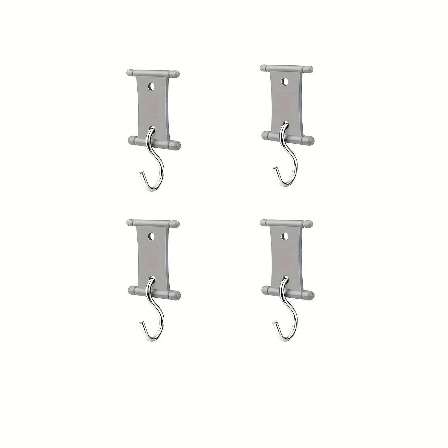 S-Shaped Camping Awning Hooks Clips for RV Tent Hangers-4pcs