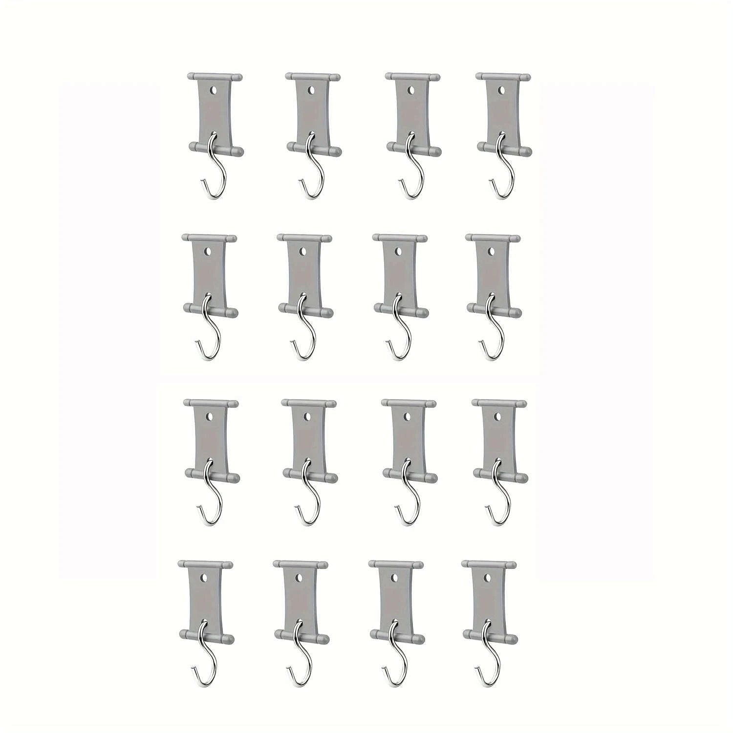 S-Shaped Camping Awning Hooks Clips for RV Tent Hangers-4pcs