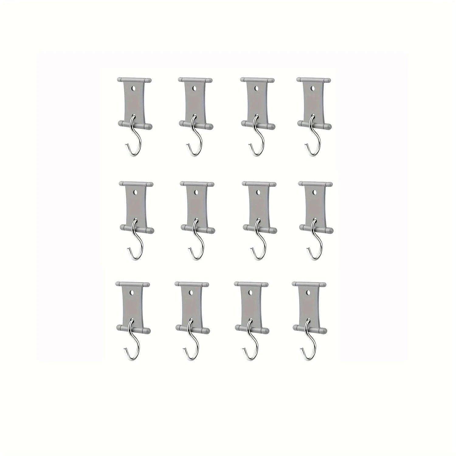 S-Shaped Camping Awning Hooks Clips for RV Tent Hangers-4pcs