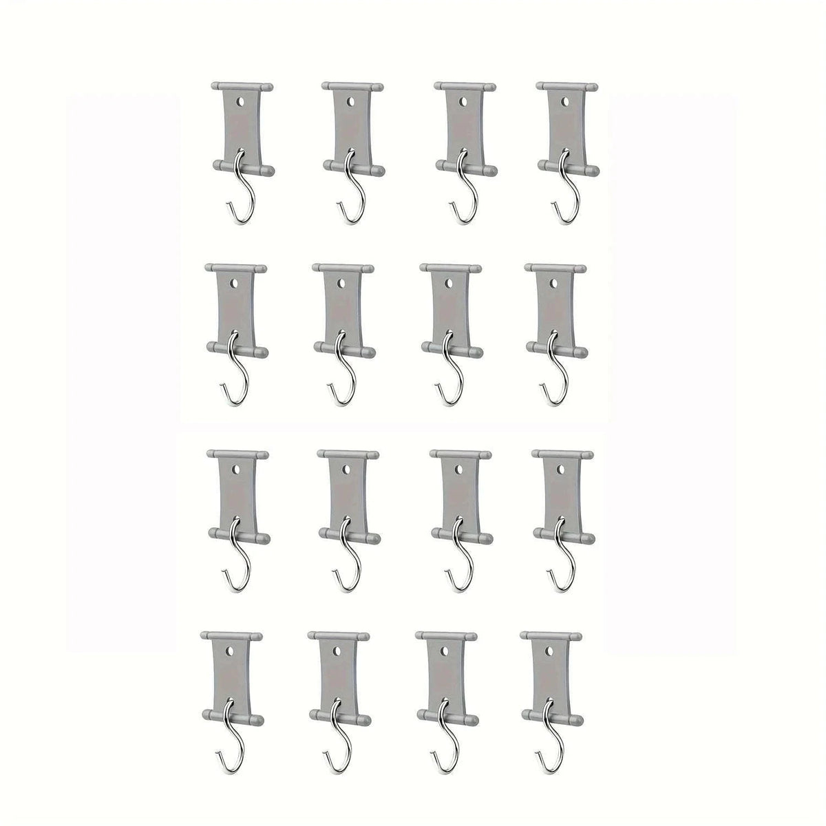 S-Shaped Camping Awning Hooks Clips for RV Tent Hangers-4pcs