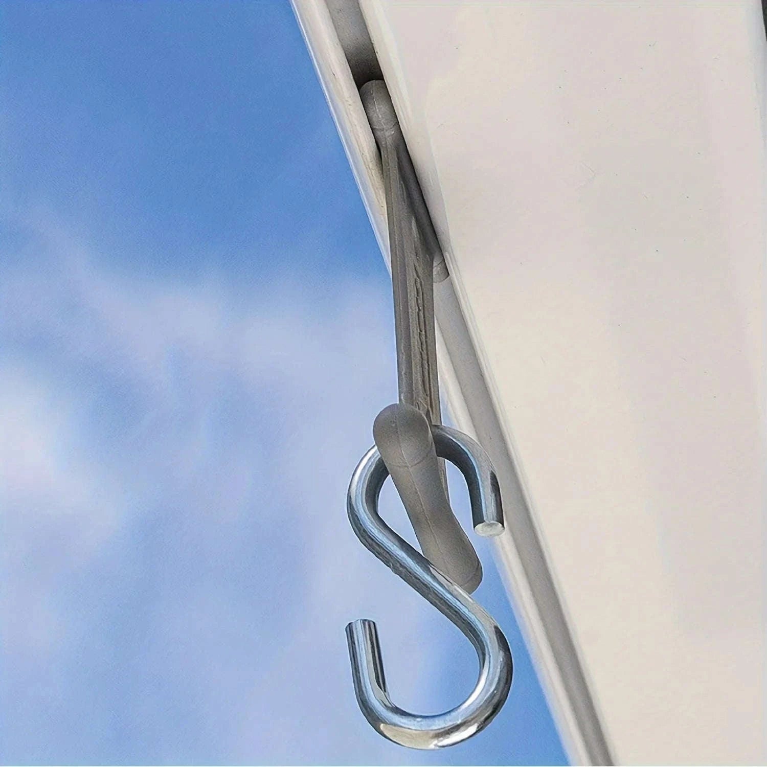 S-Shaped Camping Awning Hooks Clips for RV Tent Hangers-4pcs
