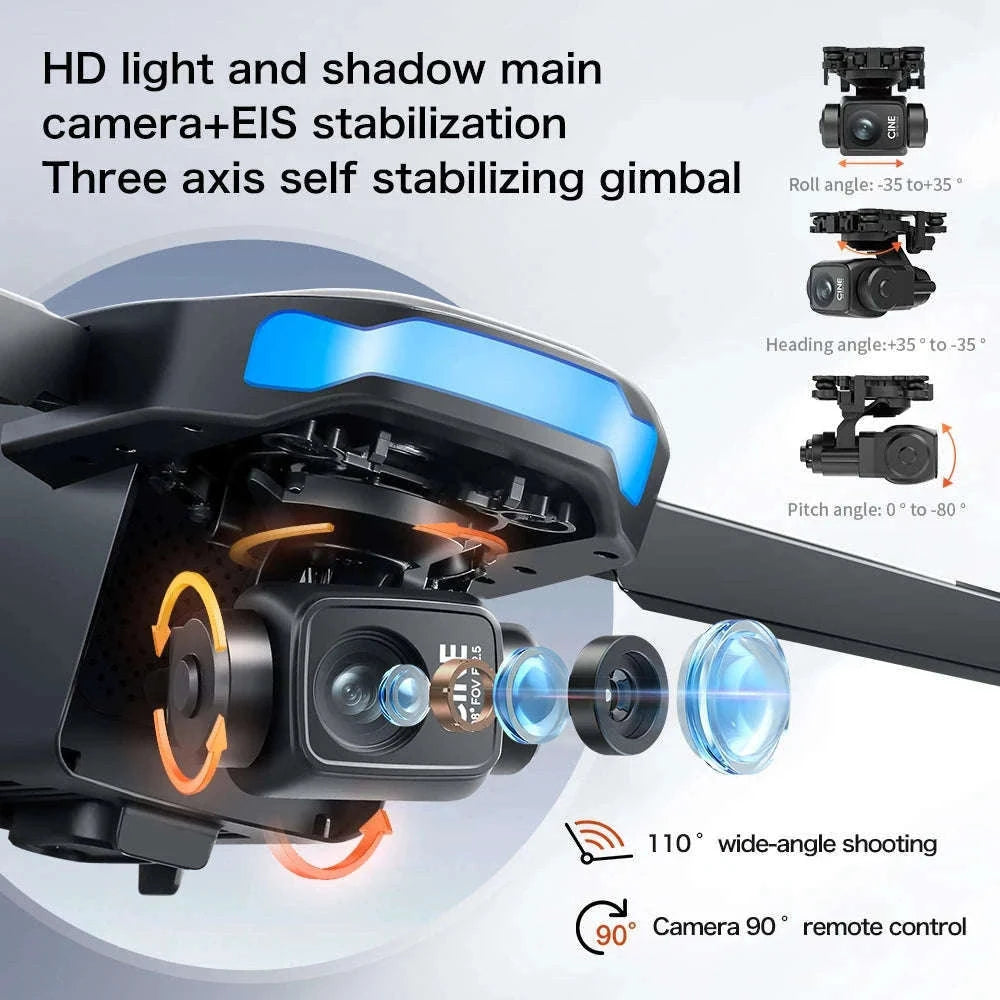 S-X1 MAX GPS Drone with 4K Gimbal Camera and Display Remote-S-X1 Black