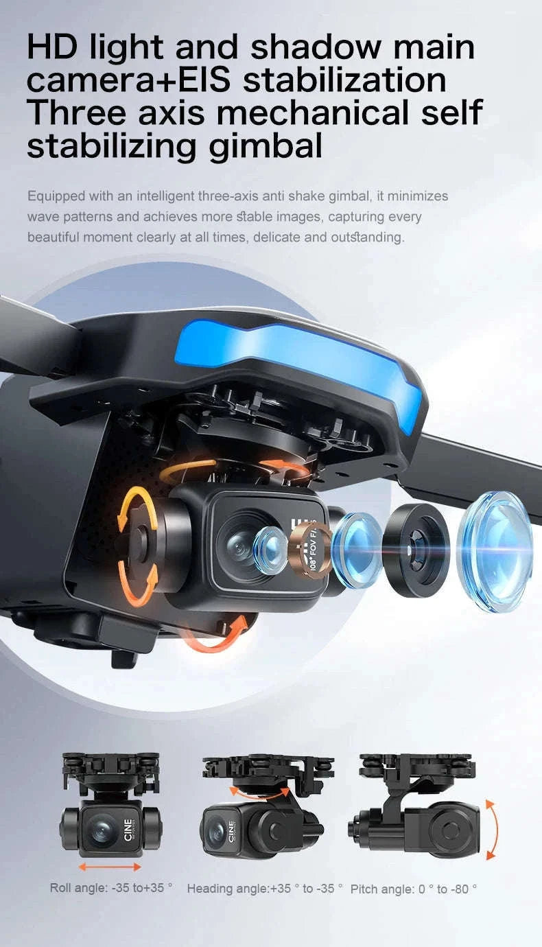 S-X1 MAX GPS Drone with 4K Gimbal Camera and Display Remote-S-X1 Black