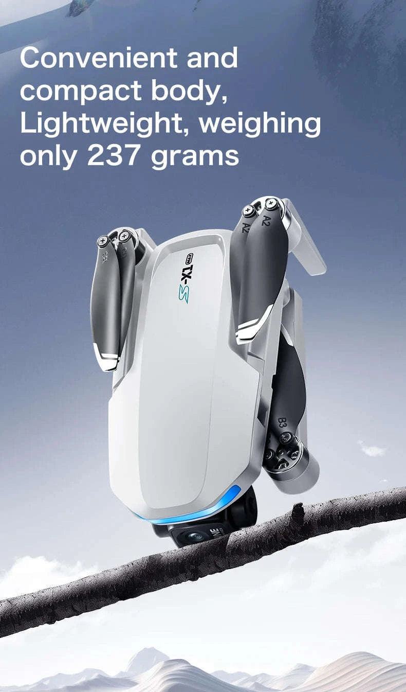 S-X1 MAX Professional GPS Drone with 4K Gimbal Camera-S-X1 Black