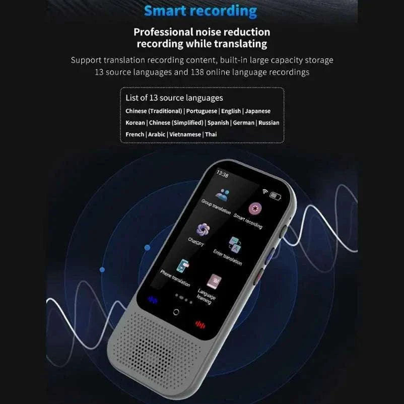 S80 Pro AI Language Translator with 138 Languages and Photo Translation-S80Pro