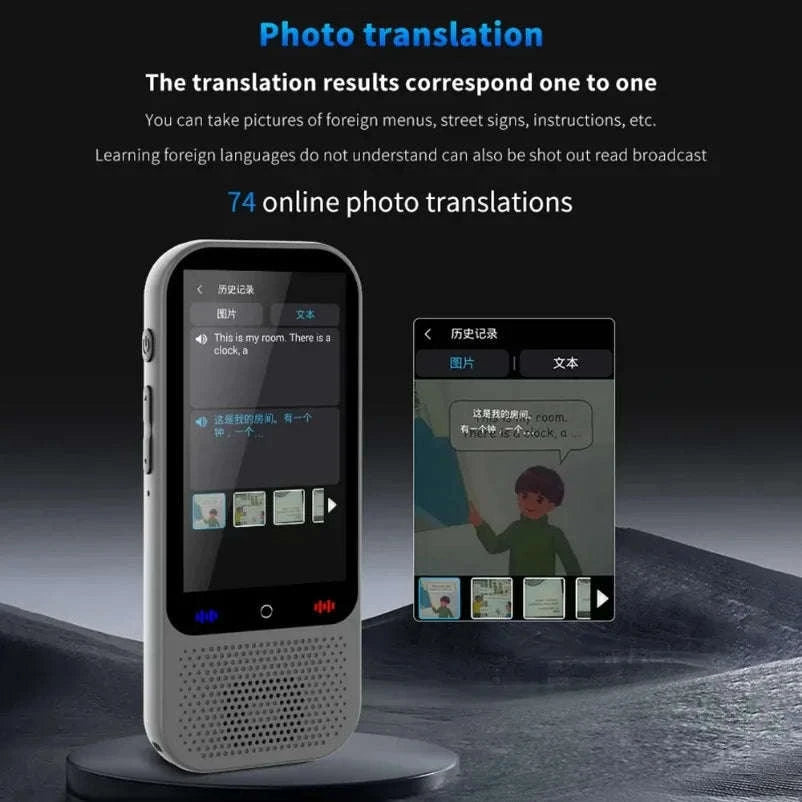 S80 Pro AI Language Translator with 138 Languages and Photo Translation-S80Pro