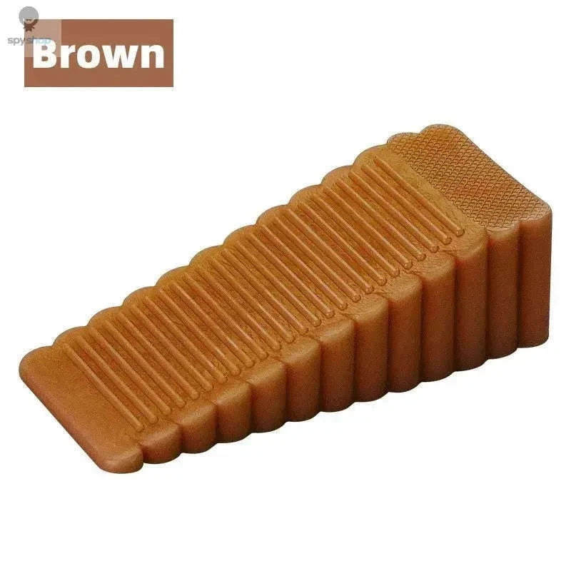 Safety Silicone Door Stopper for Stable, Quiet Door Control-Gray / 9.5x4.0x2.7cm