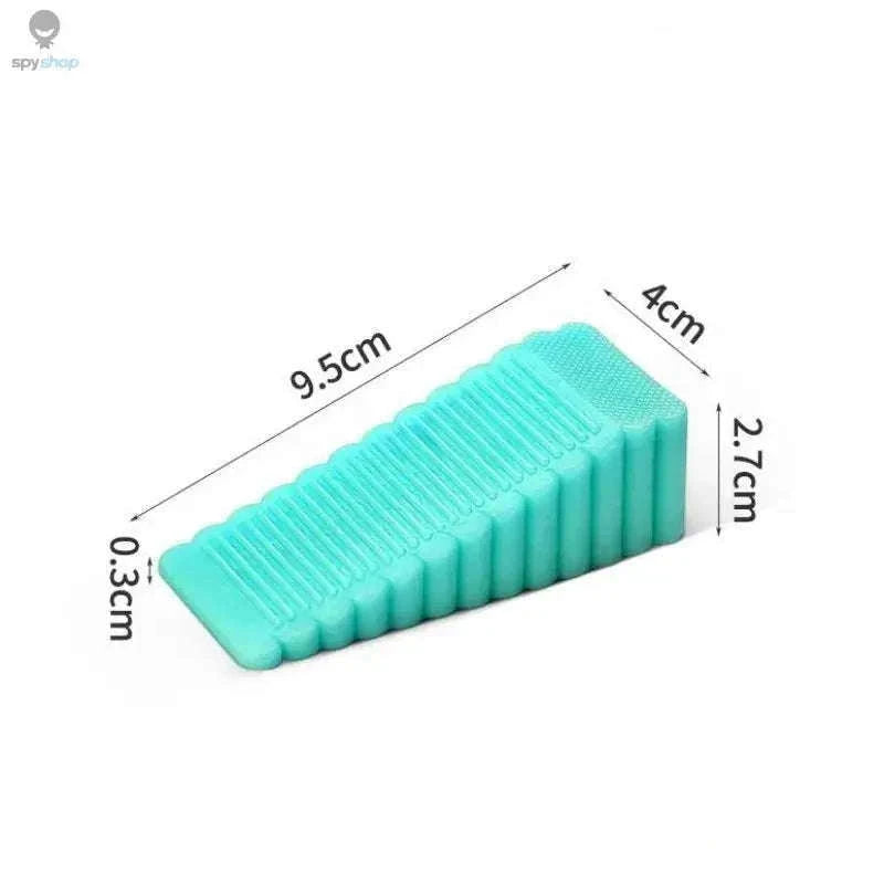 Safety Silicone Door Stopper for Stable, Quiet Door Control-Gray / 9.5x4.0x2.7cm