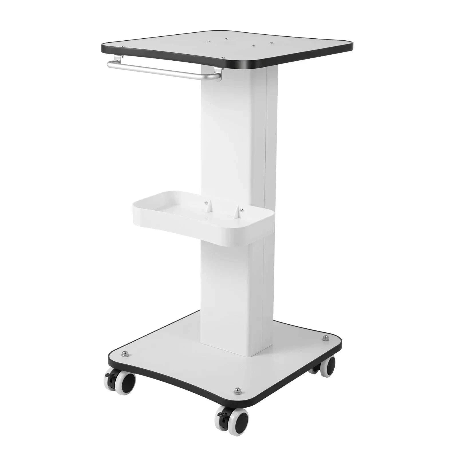 Salon Beauty Trolley Cart with Wheels and 3-Tier Storage-WHITE / spain