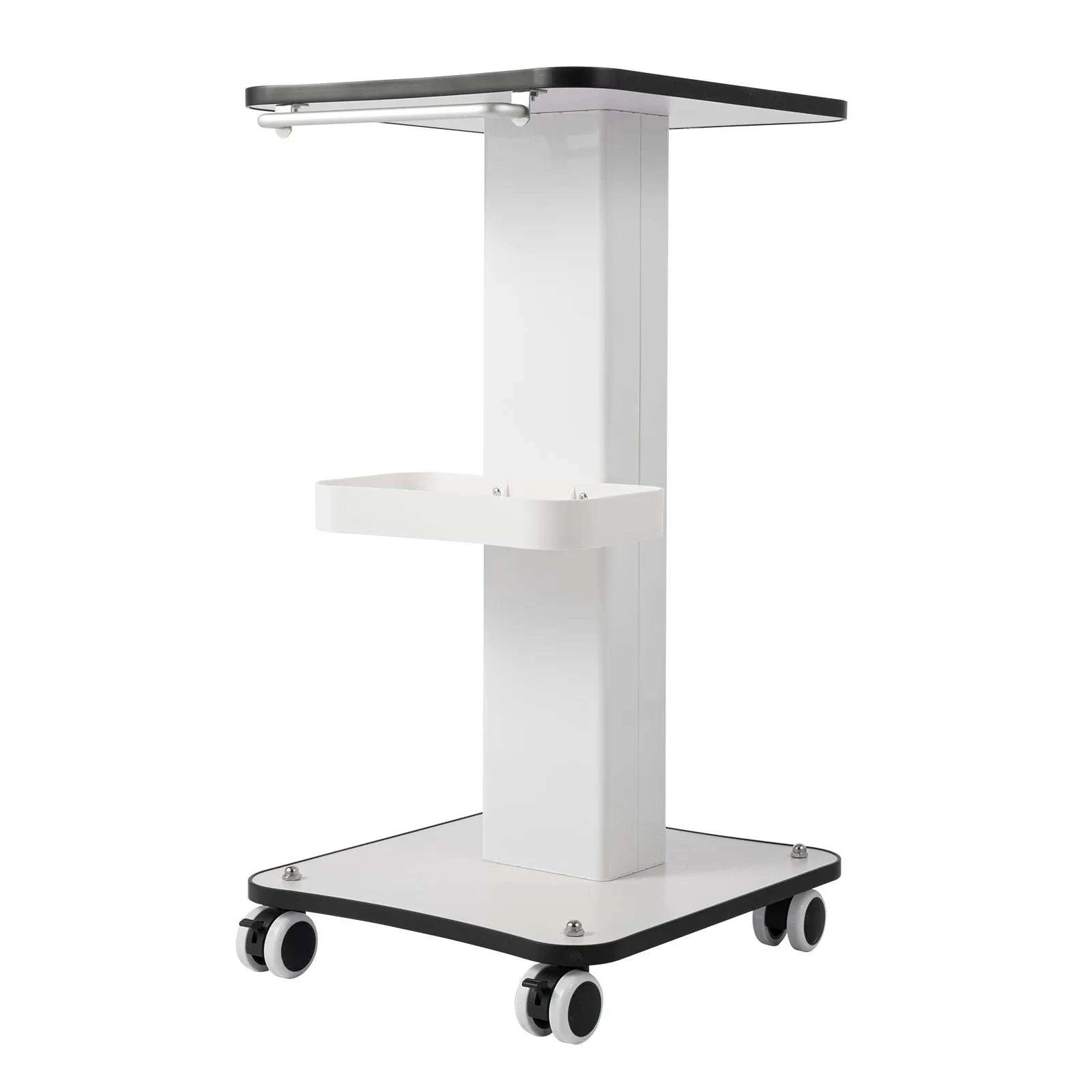Salon Beauty Trolley Cart with Wheels and 3-Tier Storage-WHITE / spain