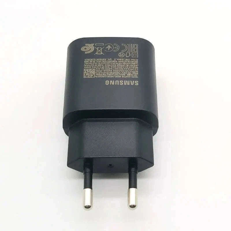 Samsung 25W PD Charger with 1m USB-C Cable-Black-Cable Only