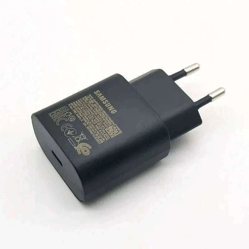 Samsung 25W PD Charger with 1m USB-C Cable-Black-Cable Only